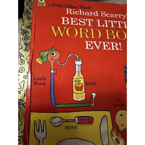 Richard Scarry’s Best Little Word Book Ever Golden Vtg Busiest Fire Fighters - Picture 8 of 16